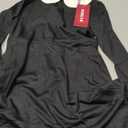 GORLYA Girl's Long Sleeve Casual Vintage Peter Pan Collar Fit and Flare Skater Party Dress with Pockets (GOR1006, 7-8Y, Black)