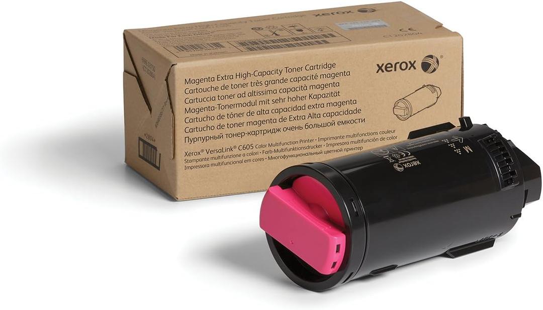Xerox Genuine Magenta Extra High Capacity Toner-Cartridge 106R03929 - 16800 Pages for Use In VersaLink C605