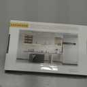 Amerdeco 10 Pack Brushed Satin Nickel Cabinet Knobs 1.2 Inch(30mm) Single Hole Cabinet Handles Round Dresser Knobs Drawer Knob for Bathroom Cabinets