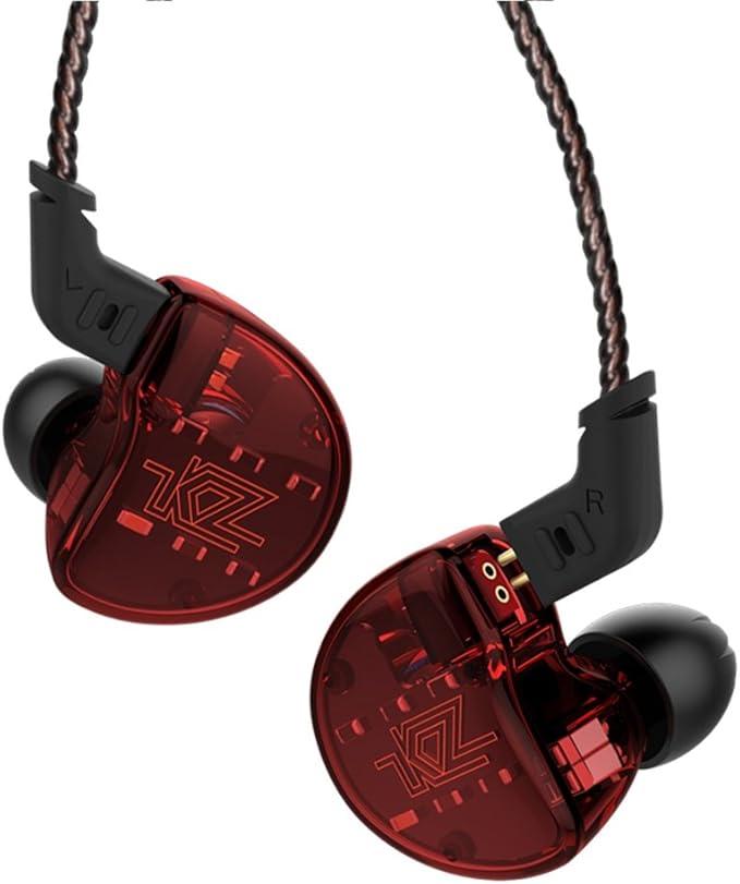KZ Acoustics ZS10 Pro in-Ear Earphones Black 3 5 mm, Silver