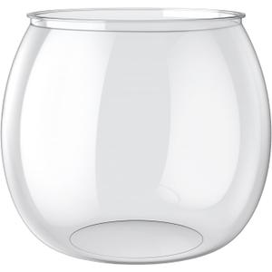 Pawfly Small Plastic Fish Bowl, Clear Round 3 Gallon Fish Tank for Little Fish, Unbreakable Small Fishbowl Desktop Aquarium, Shatterproof Betta Fish Tank Goldfish Bowl, Decorative Globe Vase