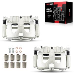 Torchbeam Rear Brake Calipers Set for Ford F-250 Super Duty 2013-2022, Ford F-350 Super Duty 2013-2022, Rear Left and Rear Right Calipers with Bracket Replace # 18B5472+18B5473