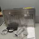 30 inch Under Cabinet Range Hood 1200 CFM with 4-Speed Gesture Sensing & Touch Control, Stainless Steel Kitchen Stove Vent Hoods with 2 LED Lights, Time Setting, Dishwasher-Safe Baffle Filters