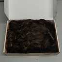 Flufymooz Curly Wig with Bangs for Black Women, 20 Inch Deep Brown with Auburn Curly Gorgeous Shag Hair Wig, Kinky Curls with Wispy Bangs Heat Resistant Soft Synthetic Wig for Women Party Cosplay