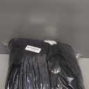 H.VERSAILTEX Rich Velvet Stretch 2 Piece Cover Chair Slipcover Sofa Cover Furniture Protector Couch Soft with Elastic Bottom Chair Couch Cover with Arms Width Up to 49 Inch(Chair, Black)