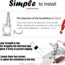 Vintage Bike Handlebar Rearview Mirror |1 Mirror (Single)| Universal Adjustable Rotatable Bike Safe Clear Mirror for Cruiser Bike Electric Bike ebike Motorcycle Scooter