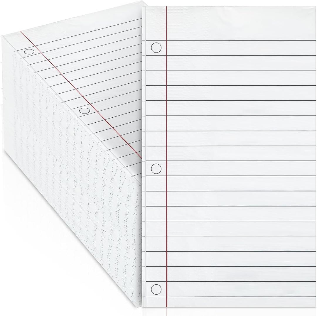 Crtiin 100 Pcs 8 x 4.25'' Back to School Party Napkins Notebook Disposable Paper Napkins Notebook Lunch Paper Supplies for First Day of School Classroom Party Supplies Table Decorations