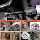 Screw Extractor Drill Bit Set,Chrome Molybdenum Alloy Steel Screw Remover for Removing Stripped Screws and Broken Bolts Ez Out Stripped Rounded-Off Damaged Bolts Screws&Studs Removal Tool (15-Pieces)