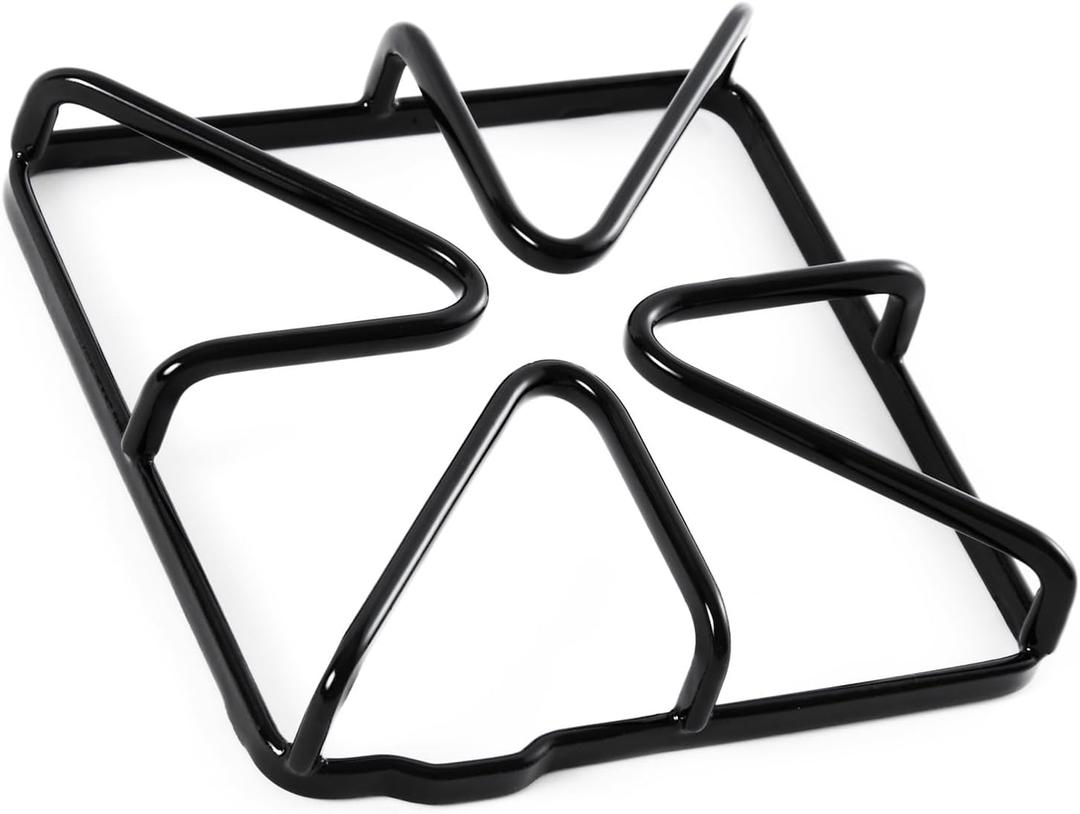 Upgraded WB31X20643 Grate Replacement Parts for GE Stove Parts Burner Grate, GE Cooktop Parts Metal Steel Surface Grate Kenmore Hotpoint Gas Range Parts Stove Top Grate Square Burner Wok Rack 1 Pack