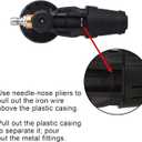 Tool Daily Foam Cannon, 1/4 Inch Quick Connect, Power Washer Foam Cannon with 5 Pressure Washer Nozzles,1 Liter