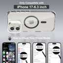 Magnetic for iPhone 17 Case, Built-in Screen Protector Black