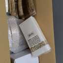 Nervure 350PCS Pink Plastic Plates - Pink Dinnerware Sets for 50 Guests - 100 Disposable Plates, 150 Gold Plastic Silverware, 50 Cups, 50 Napkins for Wedding & Party