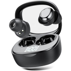 Sleep Ear Buds, New True Wireless Earbuds, Ultra-Mini Bluetooth 5.4 Earbuds for Side Sleepers, 53H Play Hi-Fi Stereo 3D Bass Noise Cancelling Bluetooth headphones, Sleep Mode, IP7 Waterproof Earphones