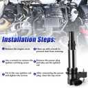 Ignition Coil Packs and Spark Plugs Fits for GMC Acadia Cadillac CTS STS SRX Chevy Traverse Buick Enclave LaCrosse Saturn Outlook 2004 2005 2006 2007 2008 2009 3.6 V6 UF375 - Set of 6
