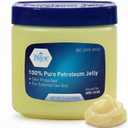 MED PRIDE 100% Pure White Petroleum Jelly, 13 oz  Skin Protectant & Moisturizing Ointment for Dry Skin, Cracked Hands, Chapped Lips, Minor Cuts, Burns & Diaper Rash  Fragrance Free & Hypoallergenic