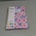 2 x 2026 Planner, Weekly and Monthly Calendar Planner , Jan 2026 - Dec 2026, Hardcover Calendar Planner with Tabs, Spiral Bound, Inner Pocket, Agenda Notebook for Office School Supplies, 6.2" x 8.5" - Pink Blossoms