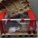 West Bend Stir Crazy Movie Theater Popcorn Popper, Gourmet Popcorn Maker Machine with Nonstick Popcorn Kettle, Measuring Tool and Popcorn Scoop for Popcorn Machine, 4-Qt., Red