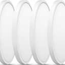 TALOYA Led Flush Mount Ceiling Light, 5000K 12 Inch Daylight White Surface Mounted Lighting Fixture for Bedroom Garage Low Ceilings Areas, ETL Listed Only 2 Pack