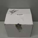 Bakpoco 4L Ice Basket with Lid, Scoop,Tongs & Strainer, Stainless Steel Double Wall Insulated Ice Buckets for Parties & Cocktail Bar, Large Outdoor Champagne Ice Container, Light Brown Handle (Silver Classic Tan Handle)