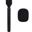 Holder for DJI Mic/DJI Mic 2, Handheld Wireless Microphone Stand Wireless Interview Microphone Adapter Handle with Pop Filter, Parts Accessories