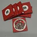 Motorcycle Ornament - Motorcycle Ceramic Ornaments for Christmas Tree - Double-Sided Printed Christmas Ornament