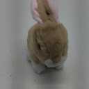 HollyHOME Plush Rabbit Easter Electronic Interactive Toy Jumping,Wiggle Ears,Mouth Moving Bunny Toy 7 Inches Tan Gifts for Kids
