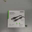 Belkin BoostCharge Braided Lightning Cable - 6.6ft/2M - MFi Certified Apple iPhone Charger USB to Lightning Cable 6ft - iPhone Cable - iPhone Charger Cable - Apple Charger - USB Phone Charger - Black