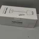 KDG 2 Pack Cordless Table Lamp, Portable LED Desk Lamps, 5000mAh Battery Operated, 3 Color Stepless Dimming Up, for Restaurant, Bedroom, Outdoor Camping, Coffee Shop, Night Light, Rechargeable (Black)