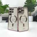 Magnetic Transparent Case – Comparable with S25 Ultra, Shockproof, Slim, Durable, Clear Protective Frame (S25 UL Clear)