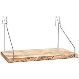 Fabric Wall Cubicle Shelf with Hooks for Work Decor, 11.8' Wooden Cubicle Organizer Storage Shelf with Hangers Cubicle Accessories for Women Men Desk