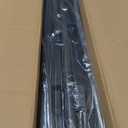 34" Square Folding Card Table, Fold-in-Half Utility Dining Portable Table Heavy Duty HDPE Plastic Foldable with Carrying Handle Indoor Outdoor for Picnic, Camping, Party, Black