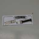 GOLDTOLUCK No Gap Stainless Steel Band Compatible with Samsung Galaxy Watch 8 7 6 5 4 Classic FE Pro Ultra 40mm 44mm 46mm 43mm 47mm 45mm 42mm Replacement Men Women Milanese Metal Elegant Casual (Black/Silver)