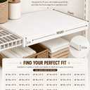 Wire Shelf Covers for Pantry Wire Rack Covers for Shelves 26" Wx16 D-5PCS