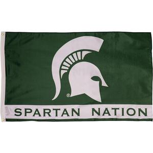 BSI NCAA College Michigan State Spartans 3 X 5 Foot Flag with Grommets Nation Flag