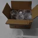 Mesa Mini Stacking Premium Acrylic Drinkware Indoor/Outdoor, Goblet, Clear, 10oz, Set of 6