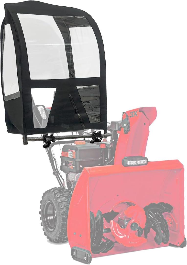 490-241-0032 SaintTejia Universal Snow Thrower Blower Cab Cover Compatible with Cub Cadet,Troy-Bilt,Craftsman,Ariens,Toro,Husqvarna,John Deere,EGO and Most Two-Stage & Three Stage Snow blowers