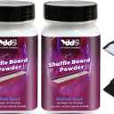 Shuffleboard Sand - Shuffleboard Wax with Mini Dustpan and Mini Brush Set for Shuffleboard Table, 2 Cans