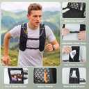 KUYOU Running Vest for Women & Men, Lightweight Hydration Backpack with 2L Water Bladder, Water Backpack for Trail Running, Hiking, Cycling & Marathon