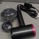 Ionic Hair Dryer with Diffuser, Powerful 1800W Blow Dryer for Women & Men, Fast-Drying Hair Dryer with Nozzle for Home, Salon, Travel (Dark Gray)