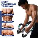 Pro-Grade Twister Arm Trainer- 30-100lb Adjustable Chest Workout Equipment for Men&Women,Beginners or Professional, Adjustable Portable Arm Chest Exerciser with Anti-Slip Grips for Home Gym