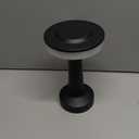 Riakrum 2 Pcs LED Portable Cordless Table Lamp with Touch Sensor 3 Color Stepless Dimming Rechargeable Battery up to 15 Hours Cordless Table Light Wireless Lamp for Nursery (Black)