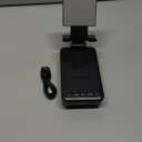 Gifts for Men Him, Cell Phone Stand with Bluetooth Speaker&Led Color Changing Light, Unique Gifts for Women Dad Her Husband, Cool Tech Gadget Wireless Speaker, Birthday Gifts for Men, Ideal Gifts (Black)