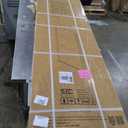 EASYWORC Frameless Pivot Shower Door 24"-26" W x 72" H, Swing Shower Glass Doors with Nano Explosion-Proof Film Tempered Glass 1/4"(6mm) Reversible Installtion, Brushed Nickel Finish