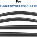 Window Visors Rain Guards for 2022 2023 2024 2025 2026 Toyota Corolla Cross, Out-Channel Window Vent Wind Deflectors Visors Shades for 22 23 24 25 26 Corolla Cross L LE XLE
