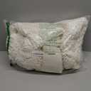 H.VERSAILTEX 2 Piece Bathroom Set - Super Absorbent Chenille Striped Bath Mats, Non Skid, Machine Washable (Cream, 24 x 36 Plus 20 x 32 - Inches)