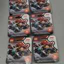 LEGO F1 Collectible Race Cars, 6 Pack - Building Set for Boys & Girls, Ages 6+ - Birthday Party Favor or Gift - Mystery Box W/Surprise F1 Car Toys - Travel Toys for Kids - 66796