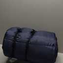 0 Degree Sleeping Bag Cotton Flannel Sleeping Bags for Adults Cold Weather Camping Winter Zero Degree Warm Weather Big and Tall (0F Navy Right Zip)