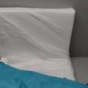 80 x 26in Chaise Lounge Cushions Outdoor Furniture Set of 2 Olefin Patio Pool Lounge Chair Cushions 4'' Waterproof Outdoor Double Weather Resistant Detachable Chaise Cushion Light Blue