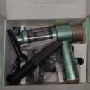 JONYJ Handheld Car Vacuum Cleaner, 16000PA Hand Held Vacuum Portable Cordless, 2 in 1 Air Duster and Vacuum Cleaner with LED Light, Multi-Nozzles, 120W High Power Mini Vacuum for Home, Pet, Office (Green & Gold)