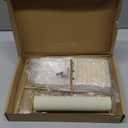 ChezMax Triple Tier Jewery Display Removable Bracelet Holder Jewelry Stand Necklace Stand Jewelry Towers and Watch Holder for Home Organization(T- Gold)